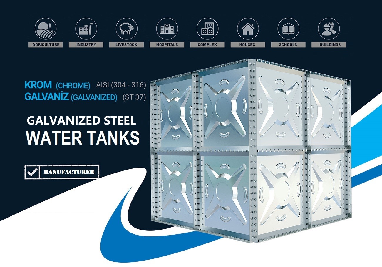 Galvanized Steel Water Tanks Aquasan Pump